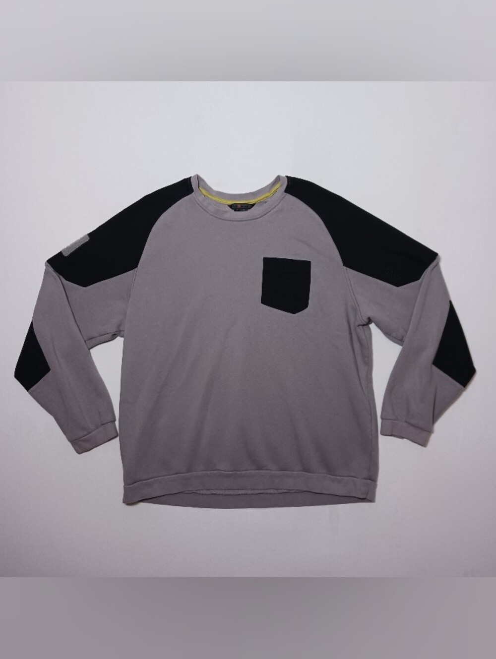 5.11 Tactical Mens Radar Fleece Crew Sweatshirt XXL Gray Black 72103